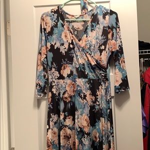 PinkBlush Maternity Floral Maxi Dress